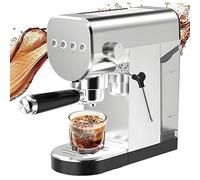 YZHYYDS Cafetera espresso semiautomática de 20 bares con depósito de agua de 900 ml y vaporizador para espuma de leche. Control de temperatura inteligente. Ideal para baristas caseros