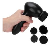 YZHYYDS Limpiador de zapatos eléctrico automático, kit portátil de limpieza de zapatos con 4 cepillos de repuesto, limpieza y pulido rápidos para botas, zapatoss, bolsos y sofás de cuero.