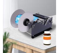 YZHYYDS Manual Round Labeling Machine, 30Times/Minute Adjustable Labeler, Round Bottle Labeling Machine, for Bottle Diameter15-120 mm, H≤150 MM