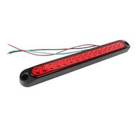YZITSRQ Para Jeep Para Camioneta Para Remolque Furgoneta Para Camionetas Para SUV Trasera Lateral Tercera Luz Freno Central Montaje Alto Luz Freno Central(Red-(With Screw))