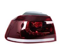 YZITSRQ Para VW Para Golf 6 R20 GTD GTI 2008 2009 2010 2011 2012 2013 Luz Trasera Del Coche De Freno Marcha Atrás Lámpara Parachoques Trasero Sin Ritmo Faros Traseros(Outside Left)