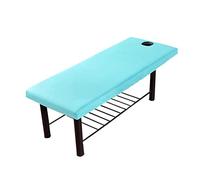 Yzki - Sábana suave para camilla de masaje con agujero para la cara y cordón elástico, envoltura completa para camilla de spa, salón de belleza, funda para camilla de 70 x 190 cm