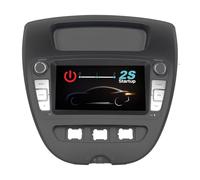YZKONG Estéreo para Coche Linux para Peugeot 107, Citroën C1, Toyota Aygo - CarPlay Inalámbrico/Android Auto, Bluetooth, FM/Am/RDS, USB HiFi 100W