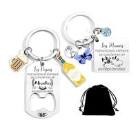 YZLPLP Anunciar Embarazo Llavero Abuelo Abuela. Vais a ser Abuelos Sorpresa anuncio Embarazo Vas a ser abuela y abuelo Ideas regalos originales para abuelos primerizos Regalos Navidad (Abuelos)