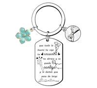 YZLPLP Idea de regalo navidad de esposa, regalo inspirador para mejor amiga, mamá, hija, hermana"que todo lo bueno te siga te encuentre te abrace"