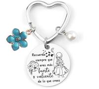 YZLPLP Idea de regalo navidad de esposa, regalo inspirador para mejor amiga, mamá, hija, hermana Recuerda siempre que eres más fuerte y valiente de lo que crees
