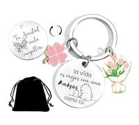 YZLPLP Llavero Amiga Amigo Regalo Amiga Amigo Cumpleaños Regalos para Amigas Amigos Regalos Originales para Mujer Regalos Personalizados para Amigas Amigos Jovenes Regalo del Dís de la Amistad (5)