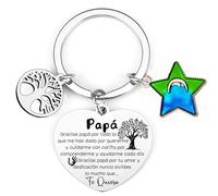 YZLPLP Llaveros Papa Regalo Papá Navidad Regalo Papa Regalo De La Hija A Papá Regalo Del Hijo Para Padre Regalo De Papá Para Acción De Gracias Regalo De Acción De Gracias Para Padre