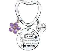 YZLPLP Regalo de la hermana de cumpleaños,Ideas de regalos Hermana Navidad,A mi hermana nunca olvides que te amoLa vida nos hizo amigas,pero el tiempo Hermanas