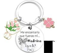 YZLPLP Regalo Madrina Llavero¿Quieres Ser Mi Madrina? bautizo propuesta Regalo Original de Madrina Regalos Navidad Ideas Regalo Madrinas Bautizo Regalos para Una Madrinas (2)