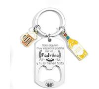YZLPLP Regalo Padrino Llavero¿Quieres Ser Mi Padrino? bautizo propuesta Regalo Original de Padrinos Regalos Navidad Ideas Regalo Padrinos Bautizo (4)