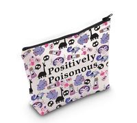 Yzma Villain - Bolsa de cosméticos inspirada en villanos positivamente venenosos, bolsa de maquillaje, regalo de villanos y gatos, Positivamente venenoso
