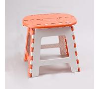 YZMJXNYY Silla Playa Plegable Ligera, Taburete Plegable, No Requiere Instalación, Se Pliega en un Segundo, Adecuada for Jardines de Infancia, Puestos Callejeros, Pesca, Lavandería(Orange,Small)