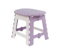YZMJXNYY Silla Playa Plegable Ligera, Taburete Plegable, No Requiere Instalación, Se Pliega en un Segundo, Adecuada for Jardines de Infancia, Puestos Callejeros, Pesca, Lavandería(Purple,Small)