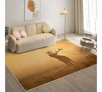 YZQGLHP Alfombra de área Alce Alfombra Salon Polvo Antideslizante Lavable Alfombras Pelo Corto 140x200 cm, para Salón Dormitorio Oficina y Decoración del Hoga