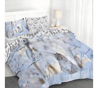 YZQGLHP Funda Nórdica Reversible Extra Grande 220x240 cm - para Cama de 135/150 cm - Juego con 2 Fundas de Almohada Estándar 45x75 cm - Microfibra