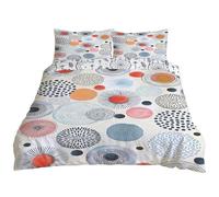 YZQGLHP Punto Funda Nórdica Reversible Extra Grande 220x240 cm - para Cama de 135/150 cm - Juego con 2 Fundas de Almohada Estándar 45x75 cm - Microfibra Cura Fresca