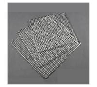 YZQOZKJH Barbacoa De Acero Inoxidable 304 Enderezada con Red Cuadrada(Milky White All 304 Steel 50 * 24)