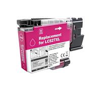 YZQOZKJH Cartucho de Tinta LC527 LC-527 LC527XL LC-527XL, Compatible con Brother Compatible con Impresora MFC-J4350DW MFC-J4550DW(1PC Magenta(LC527XL))