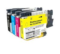 YZQOZKJH Cartucho de Tinta LC527 LC-527 LC527XL LC-527XL, Compatible con Brother Compatible con Impresora MFC-J4350DW MFC-J4550DW(1PC Yellow (LC527))