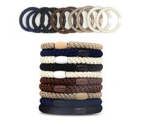 YZROHYI 10 Unidades Coleteros Pelo Mujer,Gomas Pelo Colores,Elasticos Cabelo Suave,Elastic Hair Ties,Gomillas Pelos Elegantes,Scrunchies Pelos Lazos,Coletero Sin Metal para Todos Los Peinados