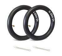 YZROHYI 2 Piezas CáMara de Aire 12 1/2 X2 1/4,CáMara Rueda Cochecito,Neumáticos Interiores de Scooter con 2 Palo de Neumático y Válvula en Ángulo,Tubo Interior de Bicicleta Reforzada para Triciclo