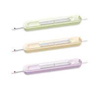 YZROHYI 3 Piezas 2 in 1 Enhebrador de Agujas de Coser a Mano,Hilador de Hilo Facil,Needle Threader,Enhebrador de Agujas Manual,Separador Hilos Costuras,Herramienta de Separación de Costura para Coser
