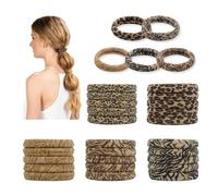 YZROHYI 30 Piezas Gomillas Pelo Mujer Colores,Gomas de Pelo Niñas Elástico,Suave Gomas de Pelo Sin Metal,Coleteros Pelo Rizado,Coletero de Tela,Trendy Hair Elastic,Hair Ties for Women para Coletas