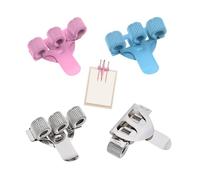 YZROHYI 4 Piezas Portalápices de Metal con 3 Agujeros,Sujeta Boligrafos Bolsillo,Portalápices Bolsillo Enfermera,Pen Holder Clip Porta Boligrafos,Sujeta Bolis Enfermeria,Soporte para Bolígrafos