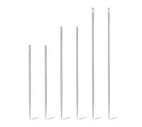 YZROHYI 6 Piezas Agujas de Coser A Mano Grandes 20 CM/25 CM/30 CM,Agujas de Costura de Ojo Grande,Aguja Coser Saco,Agujas de Tapicería Extralargas,Aguja Lanera Larga para Tapicería, Tapices, Bordados