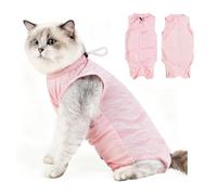 YZROHYI Body Gato Post Operatorio,Body Gata Esterilizacion,Traje Cirugía Gato Transpirable,Recovery Gata Anti Lamido,Traje Recuperación Gatos,Ropa para Después de Esterilizar Gatos,Cat Clothes