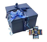 YZROHYI Caja Sorpresa Cumpleaños de 5 Capas,Caja Creativa Regalo,Cajas Explosión Sorpresa,Diy Explosion Surprise Box,DIY Cajas de Regalo Hecha a Mano,Pop Up Box para Aniversario, San Valentín