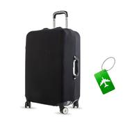 YZROHYI Funda para Maletas de Viaje,Cubre Maletas Lavable,Funda Maleta Elastica,Luggage Cover Protector,Cubierta de Equipaje,Funda de Equipaje Cabina con 1 Etiqueta para Equipajes(29-32 Pulgadas)