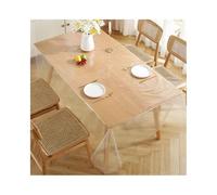 YZROHYI Mantel PVC Transparente 140 X 180 CM,Cubre Mesa Plastico Flexible,Hule Protector Mesa Rectangular,Antimanchas Cubre de Vidrio Suave,Tela Hule Impermeable,Mantel Cocina Lavable