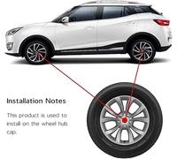 YZROUZ Tapa Central De Rueda De Coche para Ferrari 12 Cilindri/296 GTB/812 Superfast 56mm, Repuesto para Tapas centrales de Cubo, Tapacubos para Centro De Rueda,B-Black