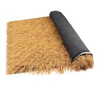 YZRXD Techo de Paja Artificial Ignífugo, Tiki Bar Techo de Paja de Palma Sintética Impermeable Tropical Decoraciones para Fiestas Césped de Pato Balas De Heno(Size:1x10m(3.2x32ft),Color:Amarillo)