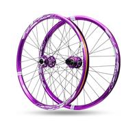 YZSMD 26/27.5/29 Pulgadas Ruedas de Bicicleta de montaña Releance rápido a través de Bicicletas de Eje Raras de aleación ALU 32 Holores Discense de Freno Trasero de Ruedas traseras para 8-9-10-11-12