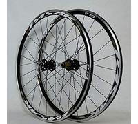 YZSMD 700c Bicete de Bicicleta Trasera Delantero Rueda de Carretera Doble Pared de 24 Agujeros Fragos de Disco de Seis Jaw 100/135 mm Qr para 7/8/9/10/11 Cassette Flywheel (Color: Blue Blue Logo)
