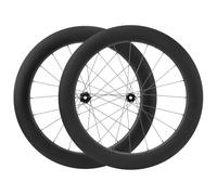 YZSMD Altura de Ruedas para Bicicletas de Fibra de Carbono de 700c 28 mm/32 mm/35 mm/38 mm/42 mm/45 mm/50 mm/55 mm/60 mm/65 mm/73 mm a través de el Eje de Bloqueo Central Disco de 24 h Bultos para