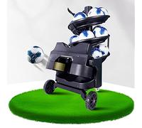 YZSMD Lanzador de fútbol, máquina de Disparos de fútbol, 4.5-8 Segundos de frecuencia de Servicio, 15 Bolas de Capacidad, máquina de Servicio de fútbol: Dispositivo Adultos y niños