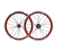 YZSMD Ruedas de Bicicleta Plegables, Juego de Rueda Trasera Trasera de Ciclismo de 16 Pulgadas V Freno de 20 Hoyos de 11 velocidades Rim de Doble Capa ), Veblabs adicionales :