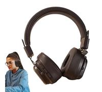yztju Auriculares inalámbricos sobre la oreja, de forma inalámbrica sobre auriculares para la oreja, auriculares montados en la cabeza, auriculares de bajos ligeros para hombres, auriculares