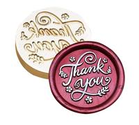 yztju Cabeza de sello de cera en relieve, cabeza con sello de cera de Navidad | cabeza de sello de cera de latón ligero, invitaciones de Acción de Gracias, tarjetas postales, sob