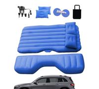 yztju Catchel de Aire del automóvil: Cama de Asiento Trasero Inflable Engrosado con Almohadas, Bomba de inflación rápida | Superficie Resistente al Agua Compatible con, sedán, camión acamp