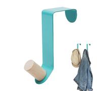 yztju Colgador de coronasde metal - Gancho para guirnaldas que no raya, ganchos para puertas de coronas| Pequeño soporte para medias de Pascua, colgador de coronaspara decoración del hogar, herram