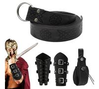 yztju Feria Renacentista | Disfraces De Cosplay - Para Disfraces De Cosplay,Para Espectáculos De Halloween Convención Cómics Fiestas De Disfraces Actores Y Sesiones De Fotos, Negro , Fare riferimento