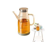 yztju Glass oilDispenser - Wide-Mouth Vinegar Pourer Bottle, Kitchen oilDispenser Home Vinegar Pourer for Soy Sauce Condiment Kitchen Home Cooking Baking Salad Barbeque | Olive oilDecanter, Balsamic