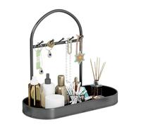 yztju Jewelry Holder Organizer | Organizer Rack Tray And Hooks | Key Stand Jewelry Tray,for Necklaces Earrings Bracelets Home Bedroom Dorm Vanity Girls Women Girlfriend Wife