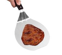 yztju Metal pizzaPeel | Lightweight pizzaTurning Peel With Handle | pizzaSpatula Stainless Steel Turning Peel Metal pizzaPaddle For Oven,Baking Homemade pizzaBread