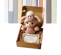 yztju Soft Bunny Toys - Portable Hugging Companion Doll | Mall Stuffed Toys - for Girls Kids Birthday Christmas Easter Valentines Indoor Desk Sofa Car